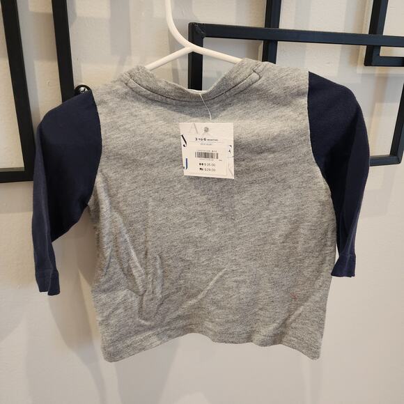 New janie and jack varsity tshirt ski theme size 3-6months - Picture 2 of 4